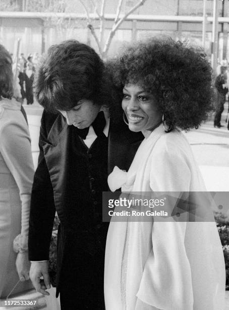 American musician executive Robert Silberstein and singer Diana Ross attend 26th annual Directors Guild of America Awards at the Beverly Hilton...
