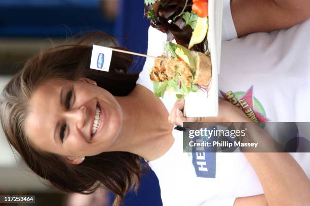 Kerry Katona during The Hellman's Great Irish Sandwich Competiton - May 25, 2006 in Dublin, Ireland.