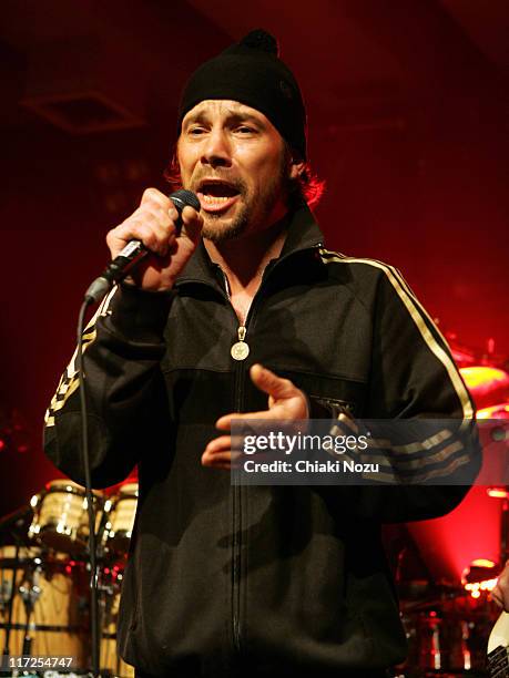 Jay Kay of Jamiroquai during Jamiroquai - Secret Intel Concert - March 7, 2007 at Scala in London, Great Britain.