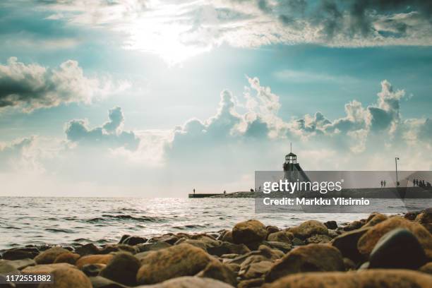 lighthouse - oulu finland stock pictures, royalty-free photos & images