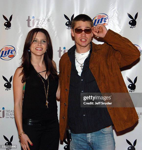 Sophia Bush and Chad Michael Murray during Playboy's 6th Annual Super Bowl Party at River City Brewing Company in Jacksonville, FL, United States.