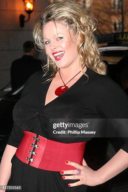 Amanda Brunker, former Miss Ireland during VIP Style Awards Gala Dinner 2006 at The Four Seasons Hotel in Dublin, Ireland.