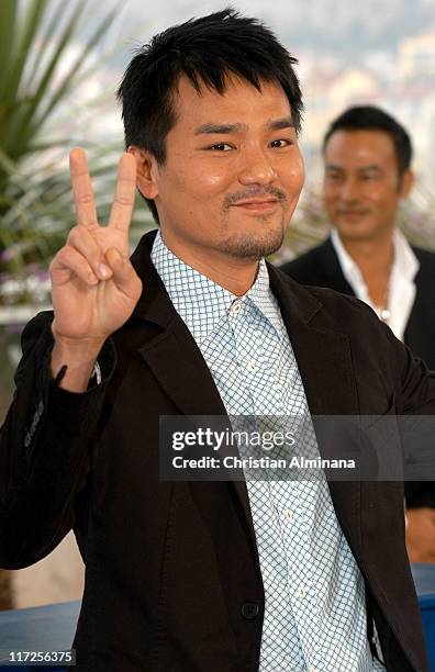 Lam Ka Tung during 2005 Cannes Film Festival - Election Photocall at Palais de Festival in Cannes, France.