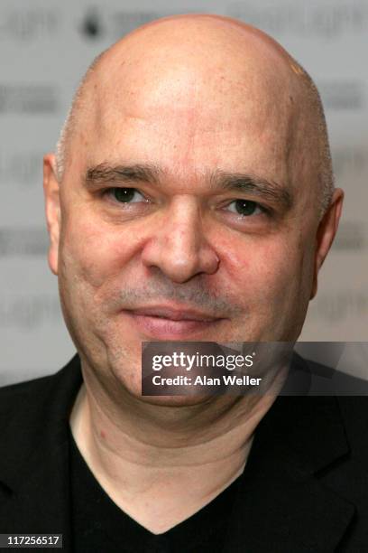 Anthony Minghella during 2006 First Light Film Awards - Press Room at Sound, Leicester Square in London, Great Britain.