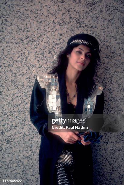 Vanity Rappers Portrait of the singer Vanity in Chicago, Illinois, April 3, 1986. News ...