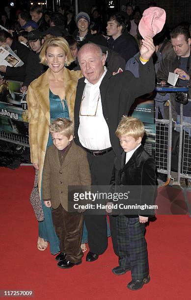Tony Scott, director and family during Deja Vu London Premiere - Arrivals at Leicester Square in London, Great Britain.
