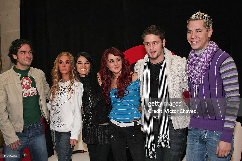 RBD Press Conference in Mexico City