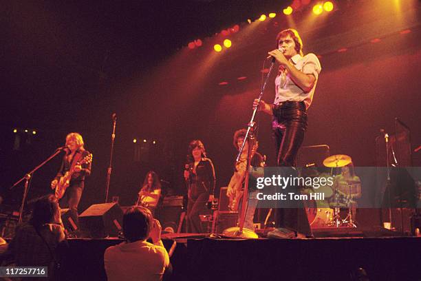 Singer-guitarist Paul Kantner, guitarist Craig Chaquico, singer Grace Slick, bassist David Freiberg, singer Marty Balin and drummer Johnny Barbata of...