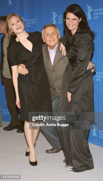 Julia Jentsch, Jiri Menzel and Andrea Metcalfe during The 57th Annual Berlinale Internationa Film Festival - I Served The King Of England - Photocall...