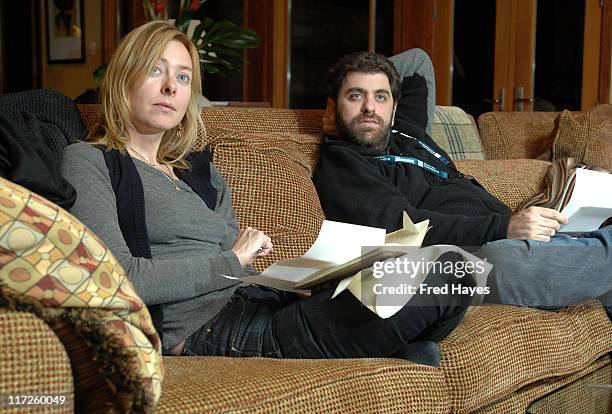 Annie Sundberg and Eugene Jarecki attend the Jury Dinner at Deer Valley during 2008 Sundance Film Festival on January 25, 2008 in Park City, Utah.