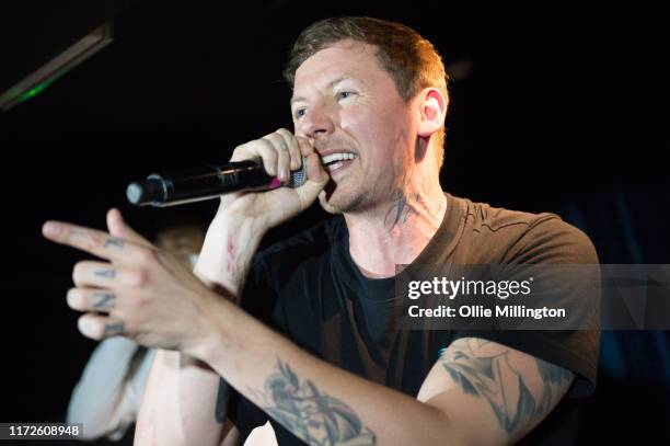 Professor Green performs at the "M.O.T.H " EP Launch Party at The Court, Soho Private Members’ Club on September 5, 2019 in London, England.