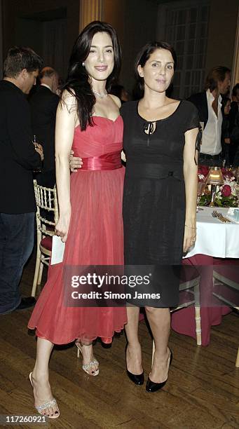 Jaime Murray and Sadie Frost during Tiffany & Co - Store Relaunch Party at Tiffany & Co, Old Bond Street in London, Great Britain.