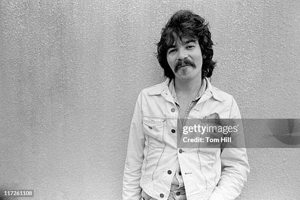Singer-songwriter John Prine hangs out on campus before being interviewed live on WRAS-FM at Georgia State College on November 12, 1975 in Atlanta,...