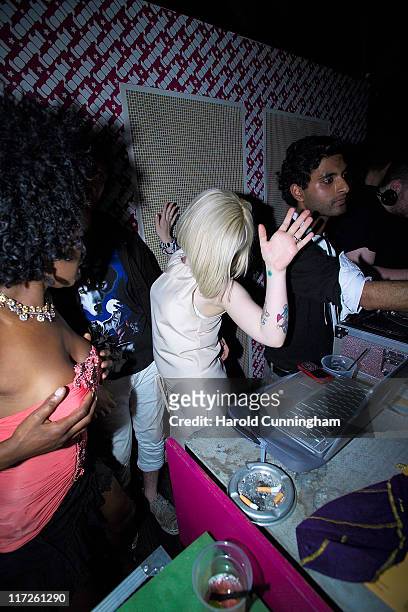 Kelly Osbourne during Kelly Osbourne DJs at the Bar Music Hall in London - June 10, 2006 at Bar Music Hall in London, Great Britain.