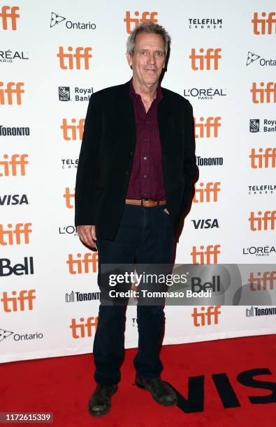 Hugh Laurie attends "The Personal History Of David Copperfield" premiere during the 2019 Toronto International Film Festival at Princess of Wales...