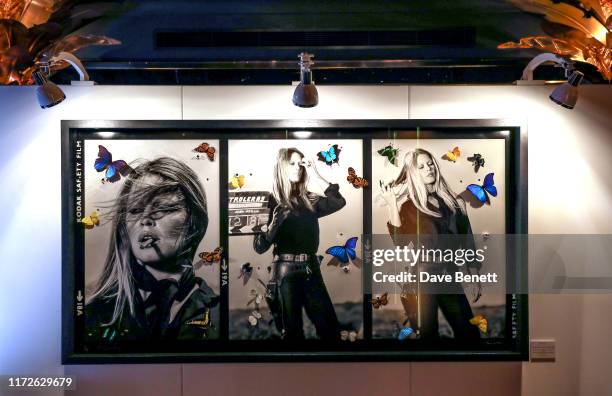 General view as legendary photographer Terry O'Neill & acclaimed artist Bran Symondson present 'Hollywood Re-Loaded', their special exhibition and...