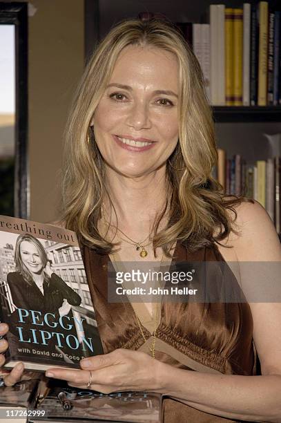 Peggy Lipton during Peggy Lipton Signs her Book Breathing Out at Book Soup in West Hollywood - August 17, 2005 at Book Soup in West Hollywood,...