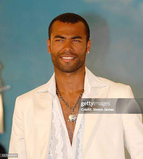 Ashley Cole during Cheryl Tweedy and Ashley Cole - Lottery Photocall at Jasmine Studios in London, Great Britain.