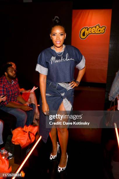 Angela Simmons attends as Cheetos unveiled fan-inspired versions of the #CheetosFlaminHaute look at The House Of Flamin' Haute Runway Show + Style...