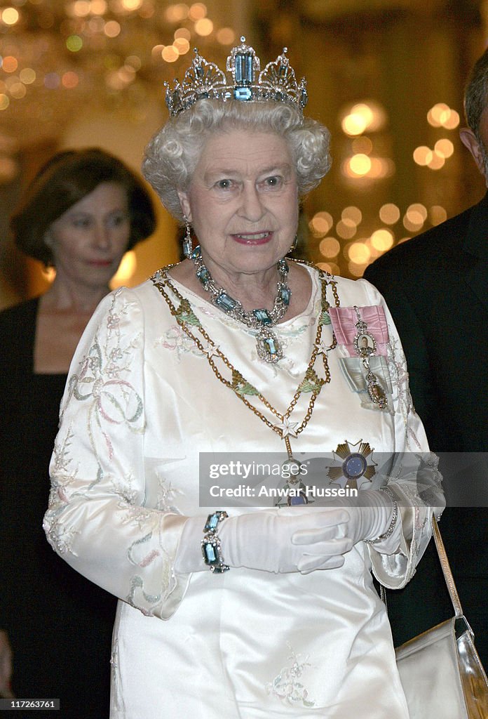 Brazilian State Banquet at Buckingham Palace - March 7, 2006