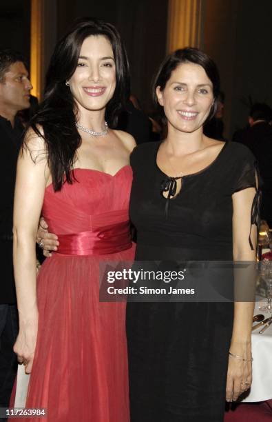 Jaime Murray and Sadie Frost during Tiffany & Co - Store Relaunch Party at Tiffany & Co, Old Bond Street in London, Great Britain.