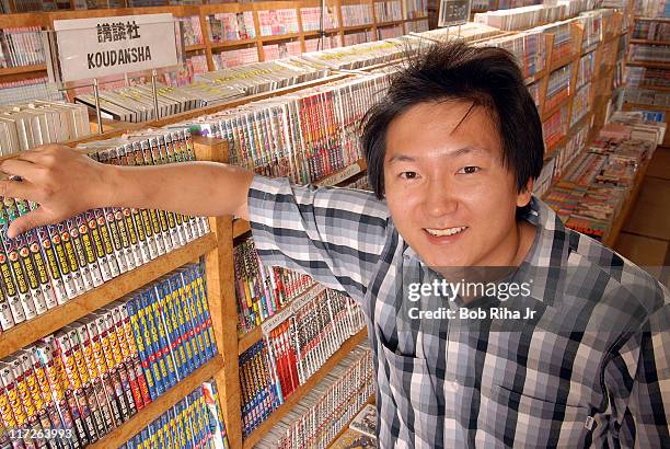 Masi Oka *EXLUSIVE* during Masi Oka Portrait Session - November 9, 2006 at Kinokuniya Bookstore in Los Angeles, California, United States.