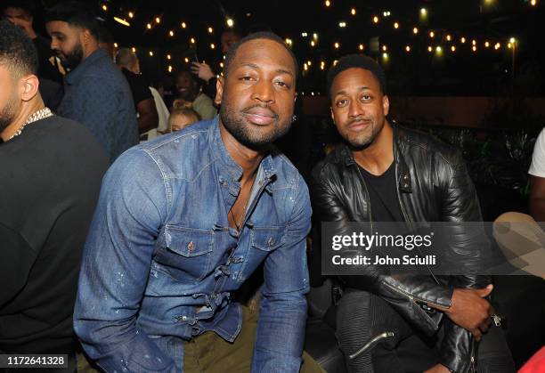 Dwyane Wade and Jaleel White attend the NBA 2K20: Welcome to the Next on September 05, 2019 in Los Angeles, California.