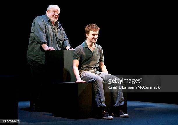 Richard Griffiths and Daniel Radcliffe during Equus Press Photocall - February 22, 2007 at Gielgud Theatre in London, Great Britain.