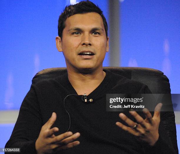 Adam Beach of Bury My Heart at Wounded Knee during HBO Winter 2007 TCA Press Tour in Los Angeles, California, United States.