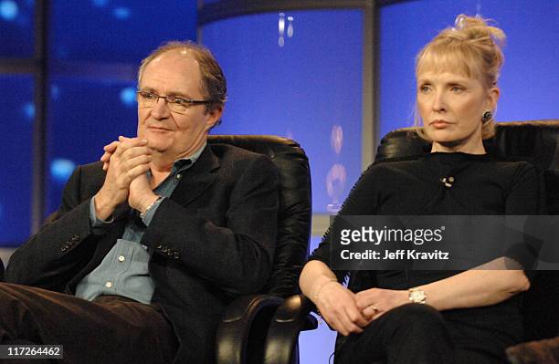 Jim Broadbent and Lindsay Duncan of Longford during HBO Winter 2007 TCA Press Tour in Los Angeles, California, United States.