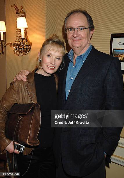 Lindsay Duncan and Jim Broadbent of Longford during HBO Winter 2007 TCA Press Tour in Los Angeles, California, United States.