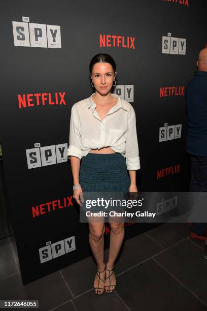 Alona Tal attends "The Spy" screening and reception at Netflix Home Theater on September 05, 2019 in Los Angeles, California.