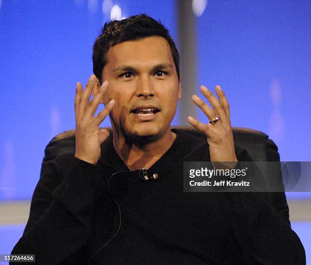 Adam Beach of Bury My Heart at Wounded Knee during HBO Winter 2007 TCA Press Tour in Los Angeles, California, United States.