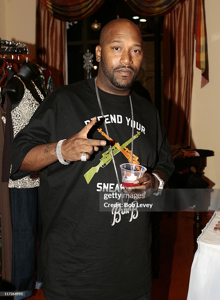 Bun P Rapper Houston rapper Bun B during LeToya Luckett Hosts A Pink Christmas At ...