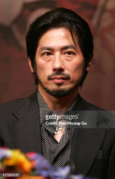 Hiroyuki Sanada during The Promise Press Screening in Seoul - January 19, 2006 at Shilla Hotel in Seoul, South, South Korea.