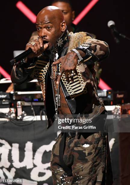 Rapper Treach of Naughty by Nature performs onstage during 2019 Black Music Honors at Cobb Energy Performing Arts Centre on September 05, 2019 in...