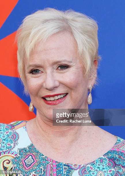 Eve Plumb attends the premiere of HGTV's "A Very Brady Renovation" at The Garland Hotel on September 05, 2019 in North Hollywood, California.