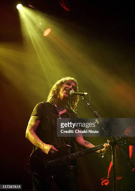 Musician Justin Sullivan of New Model Army performs at The Astoria December 20, 2007 in London, England.