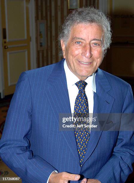 Tony Bennett during The Creative Coalitions 2005 Capitol Hill Spotlight Awards at Willard Intercontinental Hotel in Washington D.C., United States.