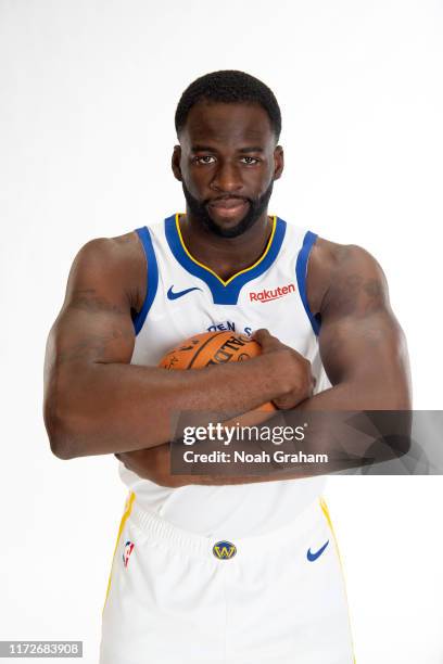 Draymond Green of the Golden State Warriors poses for a portrait during media day on September 30, 2019 at the Biofreeze Performance Center in San...