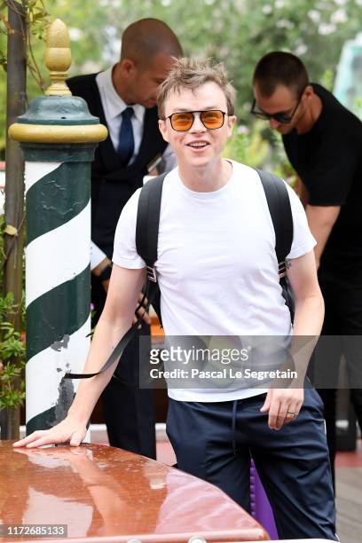 Dane DeHaan is seen arriving at the 76th Venice Film Festival on September 06, 2019 in Venice, Italy.