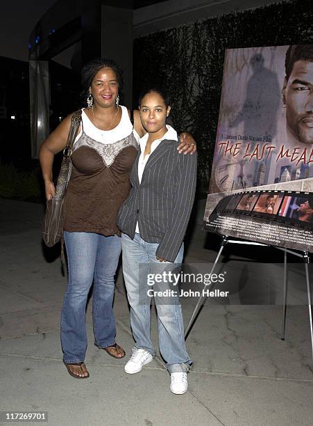 Elvira Wayans and Chaeunte Wayans during The Last Meal Premiering At The Los Angeles International Short Film Festival at The Arclight in Hollywood,...