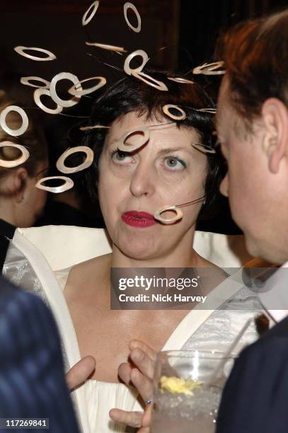 Isabella Blow during Tatler's Little Black Book - Launch Party - Inside - November 9, 2005 at Baglioni Hotel in London, Great Britain.