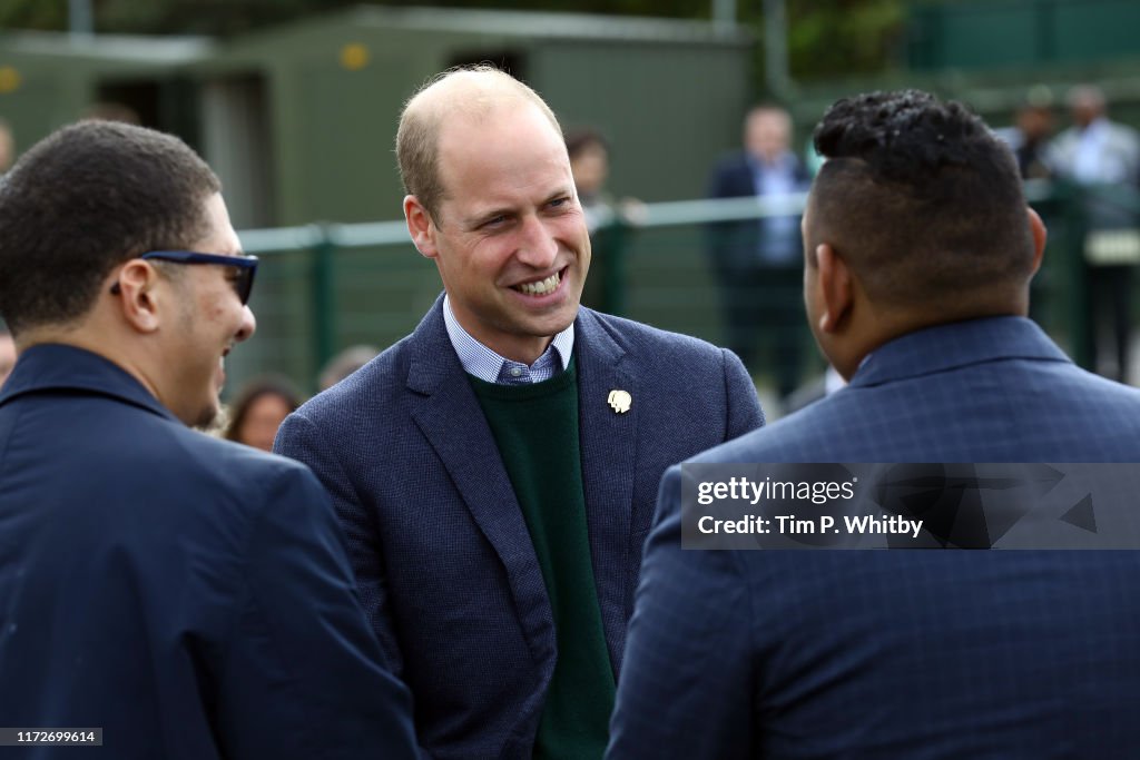 The Duke Of Cambridge Visits Hendon FC As Part Of The Heads Up Campaign