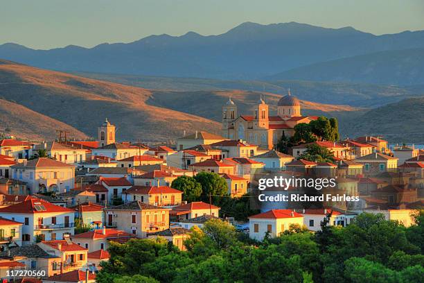 sunrise in galaxidi, greece - galaxidi foto e immagini stock