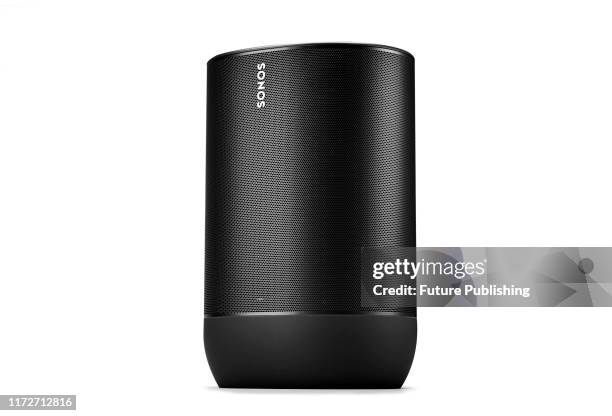 Sonos Move battery-powered Bluetooth smart speaker, taken on September 26, 2019.