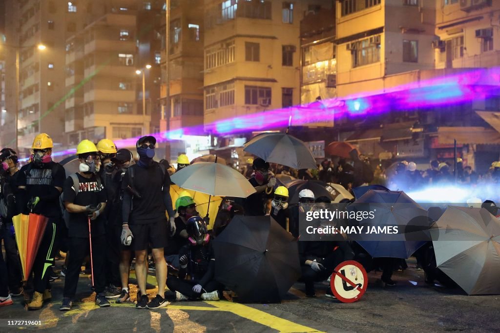 TOPSHOT-HONG KONG-CHINA-POLITICS-UNREST-CRIME