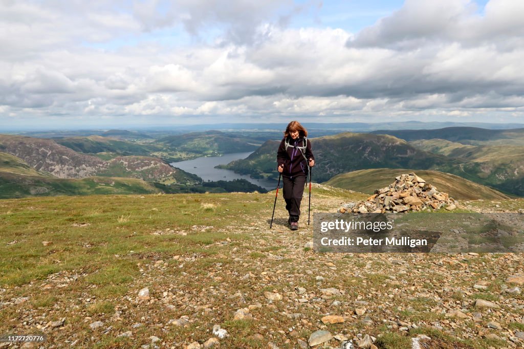 On top of a Lake District mountain: St. Sunday Crag
