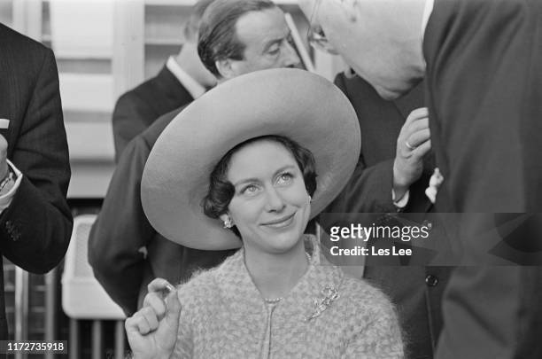 Princess Margaret, Countess of Snowdon , visits the Royal Asscher Diamond Company in Amsterdam, Netherlands, 19th May 1965.
