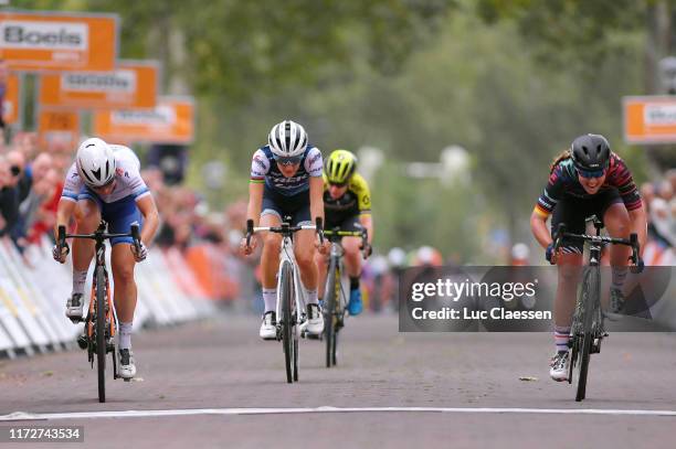 Sprint / Arrival / Lisa Klein of Germany and Team Canyon Sram Racing / Amy Pieters of The Netherlands and Boels Dolmans Cycling Team European...